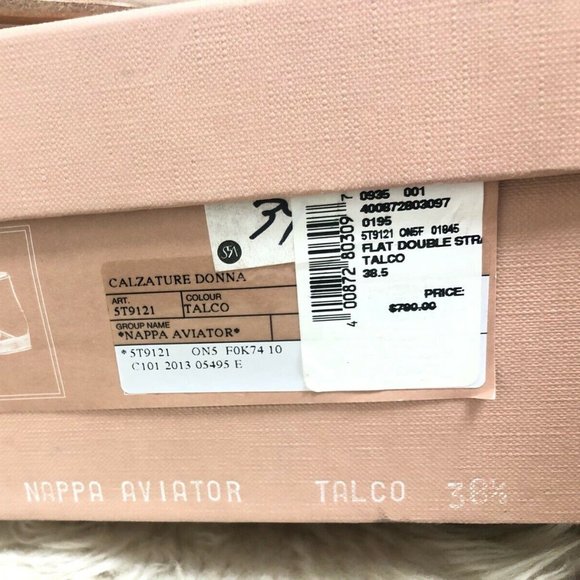 NIB Miu Miu Leather Strap Buckle Aviator Pointed Saint Laurent Ankle Boots 38.5 - Picture 8 of 8